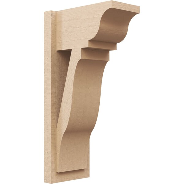 Ekena Millwork 7 1/2-in W x 12-in D x 24-in H Funston Trad Rough Cedar Woodgrain TimberThane Outlooker, Primed Tan OUTUR075X12X24FST04RCPR - main